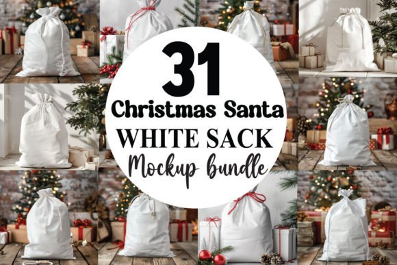 Christmas Santa White Sack Mockup Bundle Review
