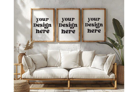 Frame Mockup, Wall Art Mockup 158 Review for Graphics and Canvas Amp Sellers