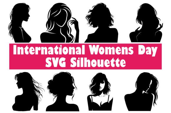 International Woman Day Illustration for Graphics and Crafts
