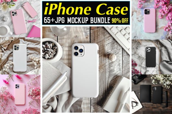 IPhone Case Mockup Bundle 1 for Graphics and Smartphones - Iphone