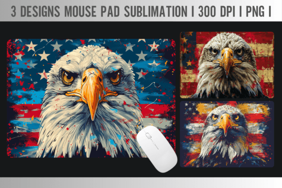 Patriotic American Eagle Mousepad: Graphics and Crafts Review
