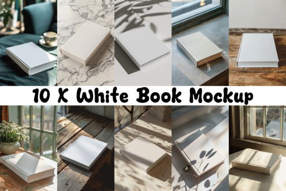 Reviewing 10 X White Book Mockup for Graphics and Book Amp
