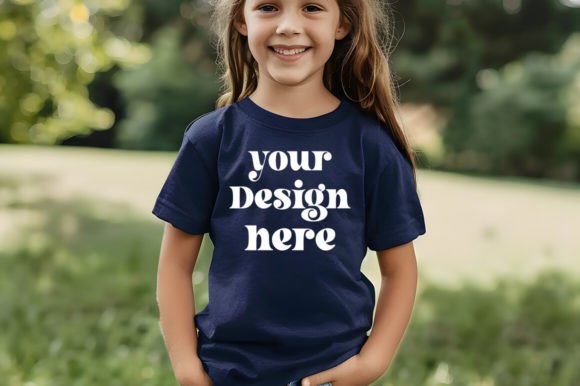 Reviewing the Gildan 500B Navy Mockup for Embroidery Projects