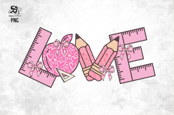 Valentine s Day Teacher PNG Graphics for Crafts